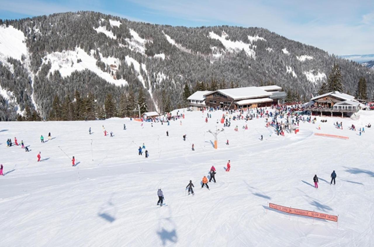 Relai S11: Ski-Side Studio with Mountain View and Wi-Fi Saint-Jean-d'Aulps Exterior photo