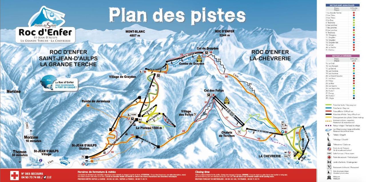 Relai S11: Ski-Side Studio with Mountain View and Wi-Fi Saint-Jean-d'Aulps Exterior photo