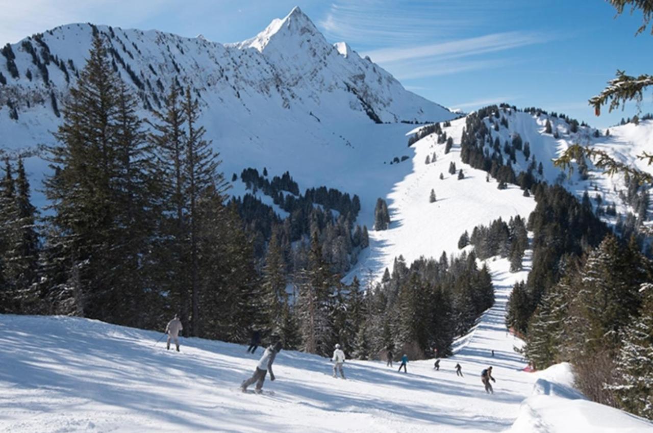 Relai S11: Ski-Side Studio with Mountain View and Wi-Fi Saint-Jean-d'Aulps Exterior photo