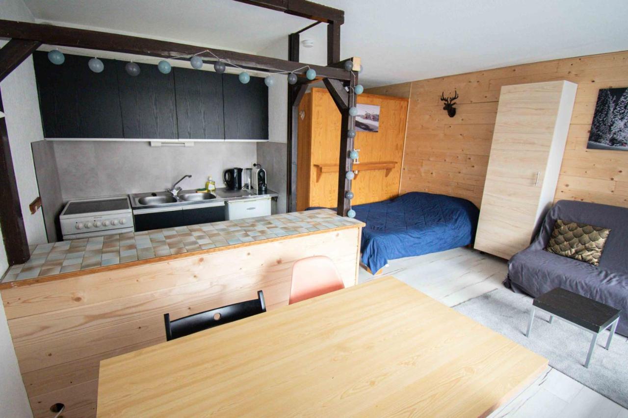 Relai S11: Ski-Side Studio with Mountain View and Wi-Fi Saint-Jean-d'Aulps Exterior photo